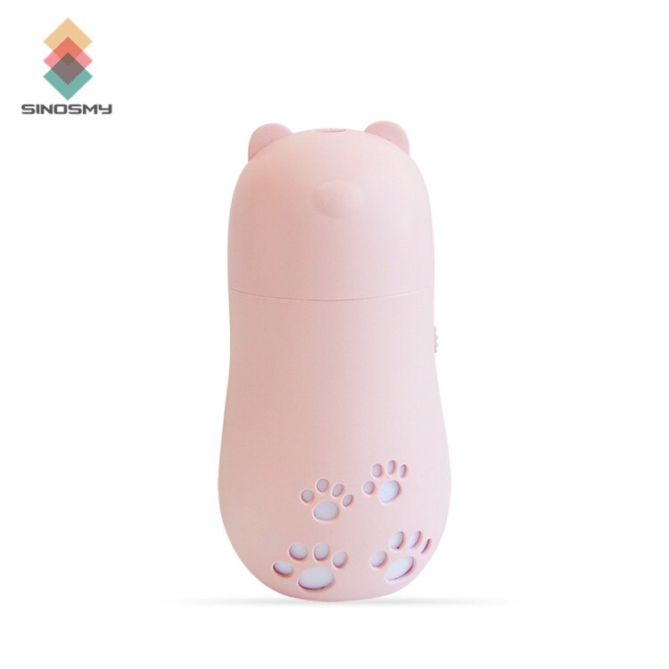 Mini Ventilator Opladen Usb Fan Desktop Handheld Draagbare Pocket Fan: Pink