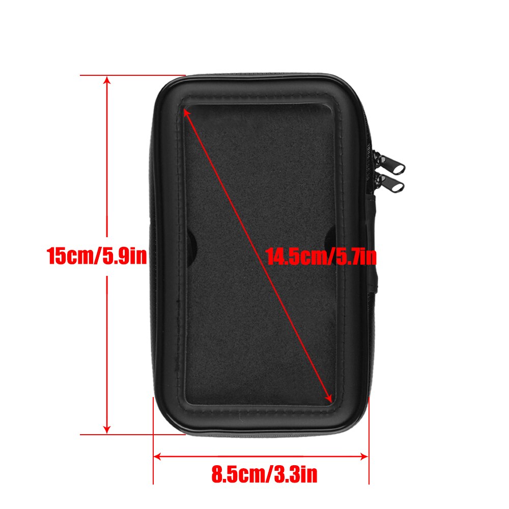 Soporte de teléfono para motocicleta, funda impermeable, rotación de 360 grados, para iPhone 6, Xiaomi 3, note2