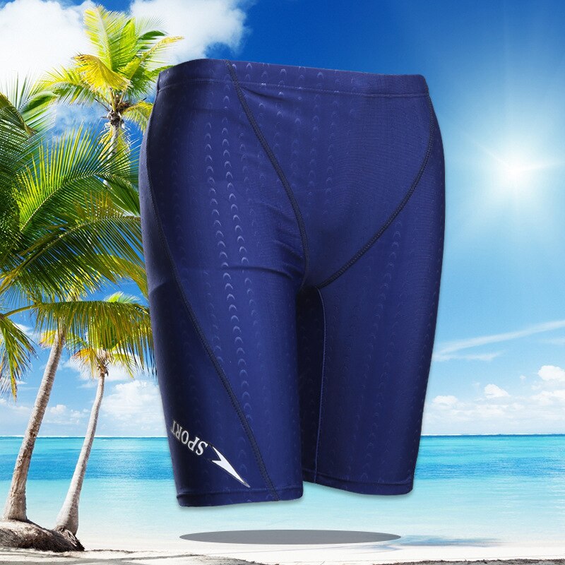 Jungen Badehose Wasserdichte Schnell Trocken Badeanzug Mann Tauchen Lange Badeanzug Boxer Slip Homosexuell Strand kurze Hose Tragen