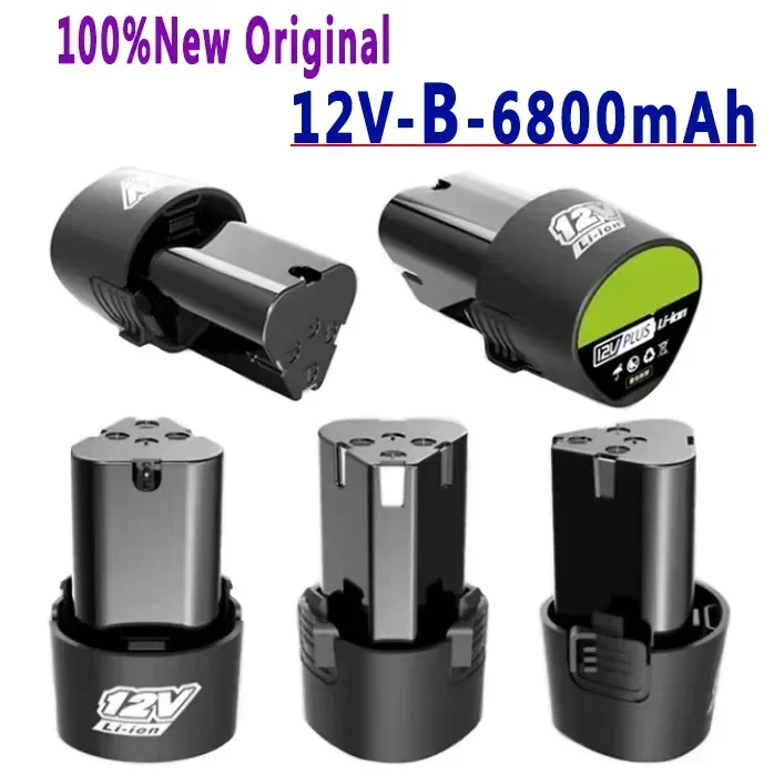 .Universal 12V 6800mAh Rechargeable Li-ion Lithium Battery For Power Tools Electric drill Electric Screwdriver Battery