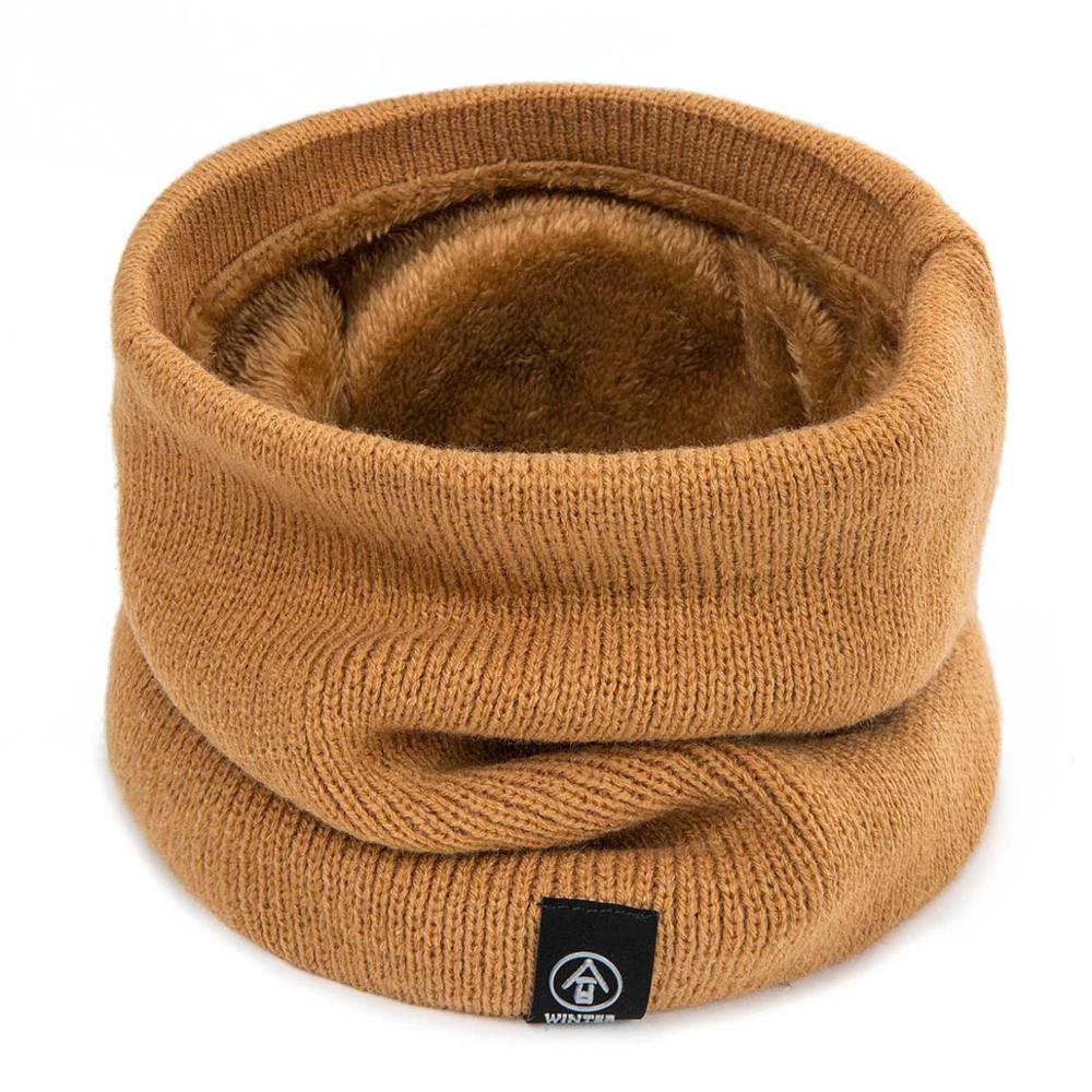 Mltbb Casual Vrouwen Winter Sjaal Gebreide Ring Sjaals Voor Mannen Effen Kleur Dikke Warme Sjaal Unisex Mode Halsdoek kids
