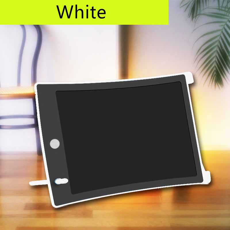 8.5 Inch Doodle Board Kids Electronic Handwriting Pad Digital LCD Writing Tablet 5 Colors Graphics Board Child: white