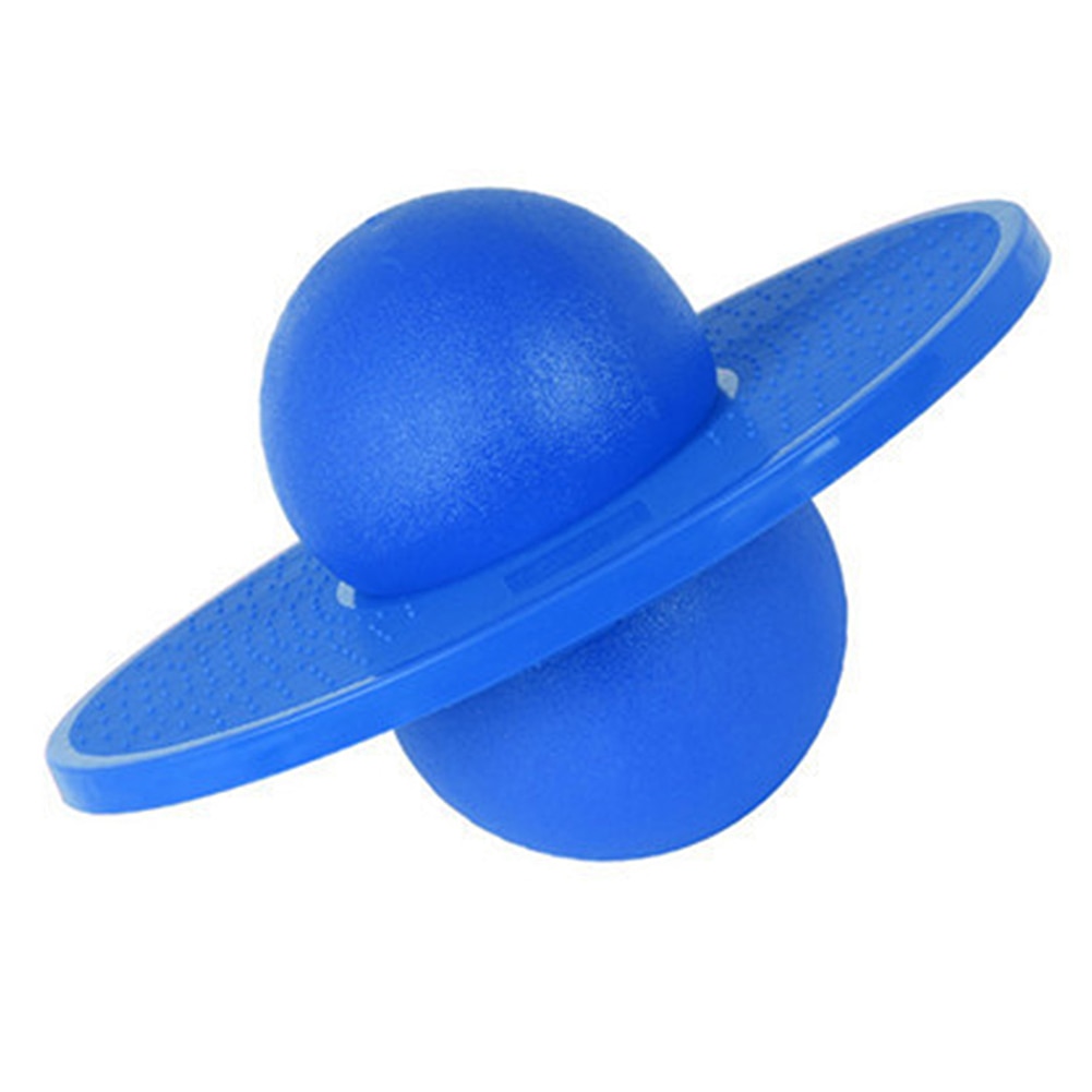 ZYAQ Pogo Ball With Pump - Jumping Exercise Fitness Ball For Kids & Adults, Green