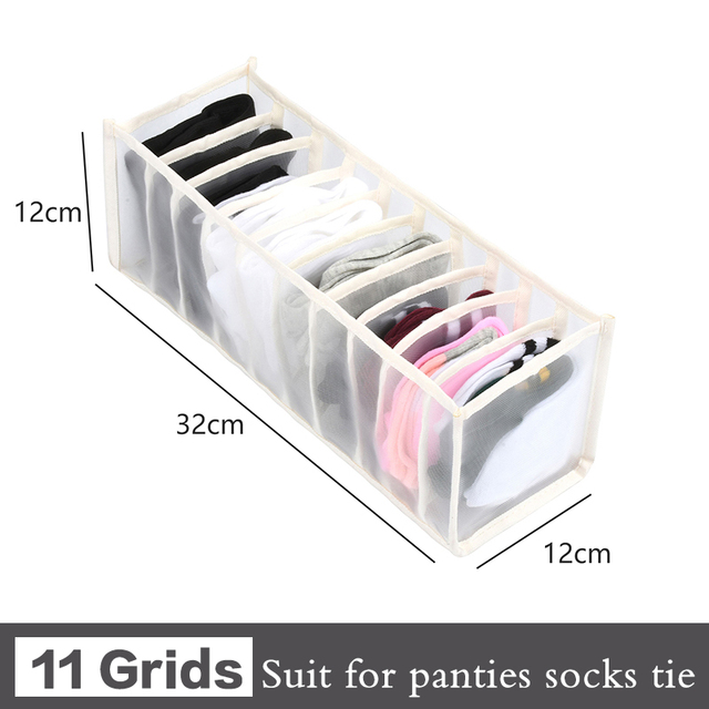 Ondergoed Lade Organizer Opbergdoos Opvouwbare Closet Organisatoren Lade Divider Opbergdozen Voor Onderbroeken Sokken BH: plum