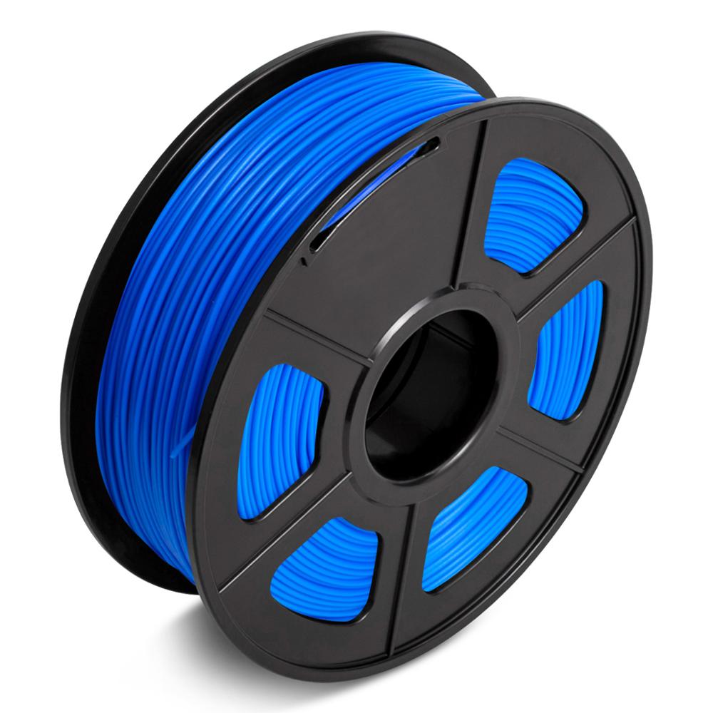 3D Filament Pla 1Kg 1.75Mm Voor Fdm 3D Printer Oranje 2.2 Lbs Tolerantie 0.02Mm Niet Giftig filamenten Geen Bubble Afdrukken Materiaal: Blue