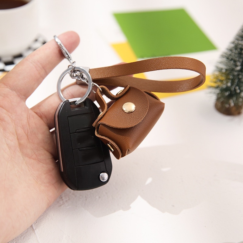 PU Leather Keychain Mini Wallet Ladies Car Key Holder Coin Purse Clutch Bag Housekeeper Small Handbag Bag Purses