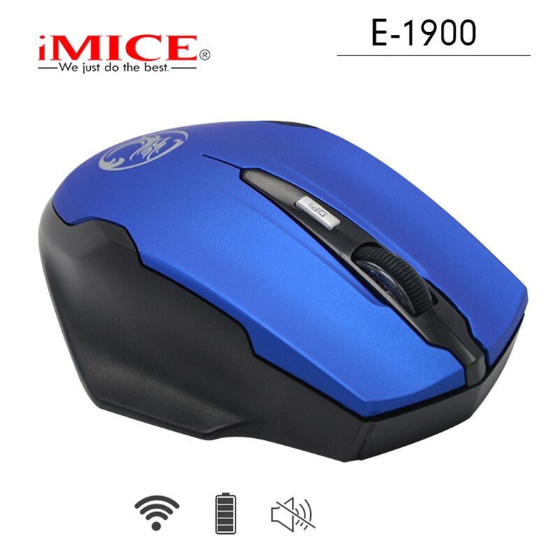 Imice ergonomische 2.4 ghz 6- knops opto-elektronische draadloze muis draadloze pc-computer gamingmuis muizen computer kantoor