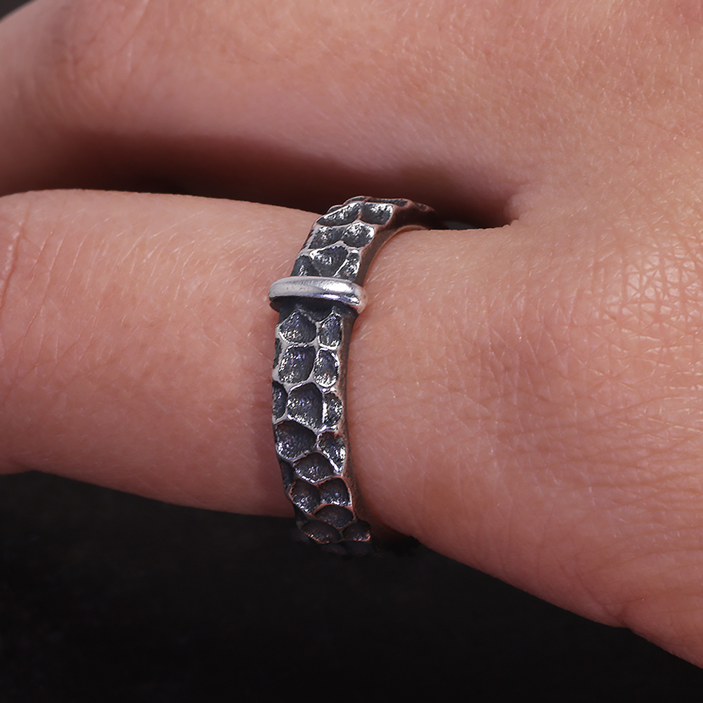 Anillo Outlander Claire de Plata de Ley 925 auténtica para mujer y hombre, banda de boda Vintage, joyería de programa de televisión de película, para aniversario