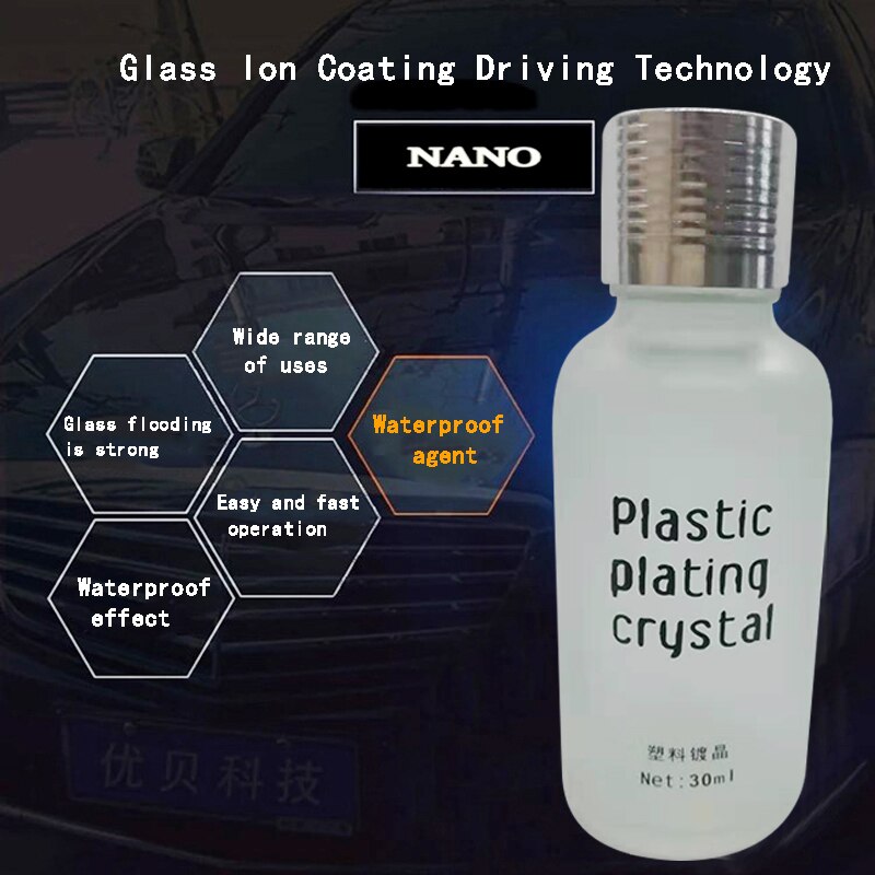 Kunststoff nano sanierung überzug kristall verglasung mittel zu erhellen Auto Scheinwerfer Reparatur Beschichtung Oxidation Rück Beschichtung