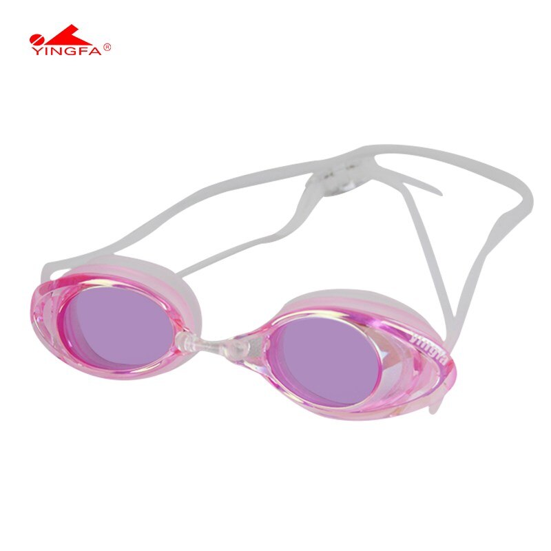 Svømmebriller yingfa dykning surfing briller optisk elektroplade vandtæt silikone reducerer blænding svømmebriller