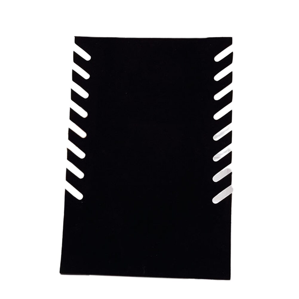 Biżuteria półki ekspozycji uchwyt prostokąt sklepy montowane flokowanie pokładzie akcesoria Organizer robić domu wisiorek stojak naszyjnik bransoletka