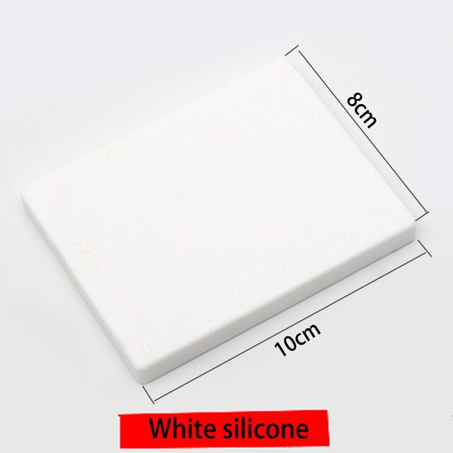 Nose prosthesis carving board stainless steel Nasal plastic surgery and tools Nose Clip Apparatus correction device tools: White silicone