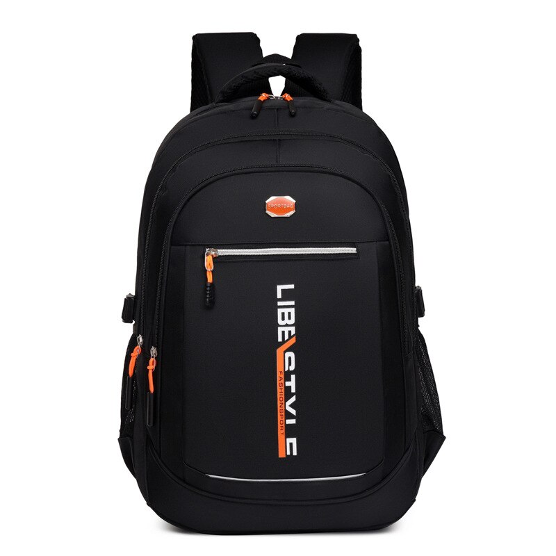 Schulranzen für Teenager-jungen, großer Rucksack für studenten, freizeitrucksack für herren, größe 2022: Orange