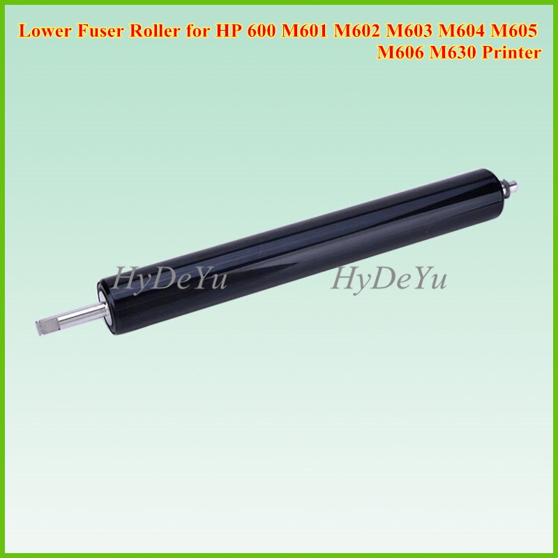 1PC Fuser sleeved Roller Lower Fuser Roller for HP LJ Enterprise 600 M601 M602 M603 M604 M605 M606 M630 Pressure Roller