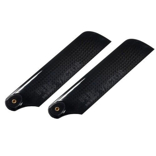 1 Paar Carbon Fiber 92Mm 115Mm Tail Blade Raptor 90 Hirobo Jr Vibe