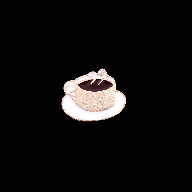 Accesorios de café expreso para parejas, esmaltado para broche de gota de aceite taza de té, Mini insignia de café Tamper, de café para los amantes del café: 2