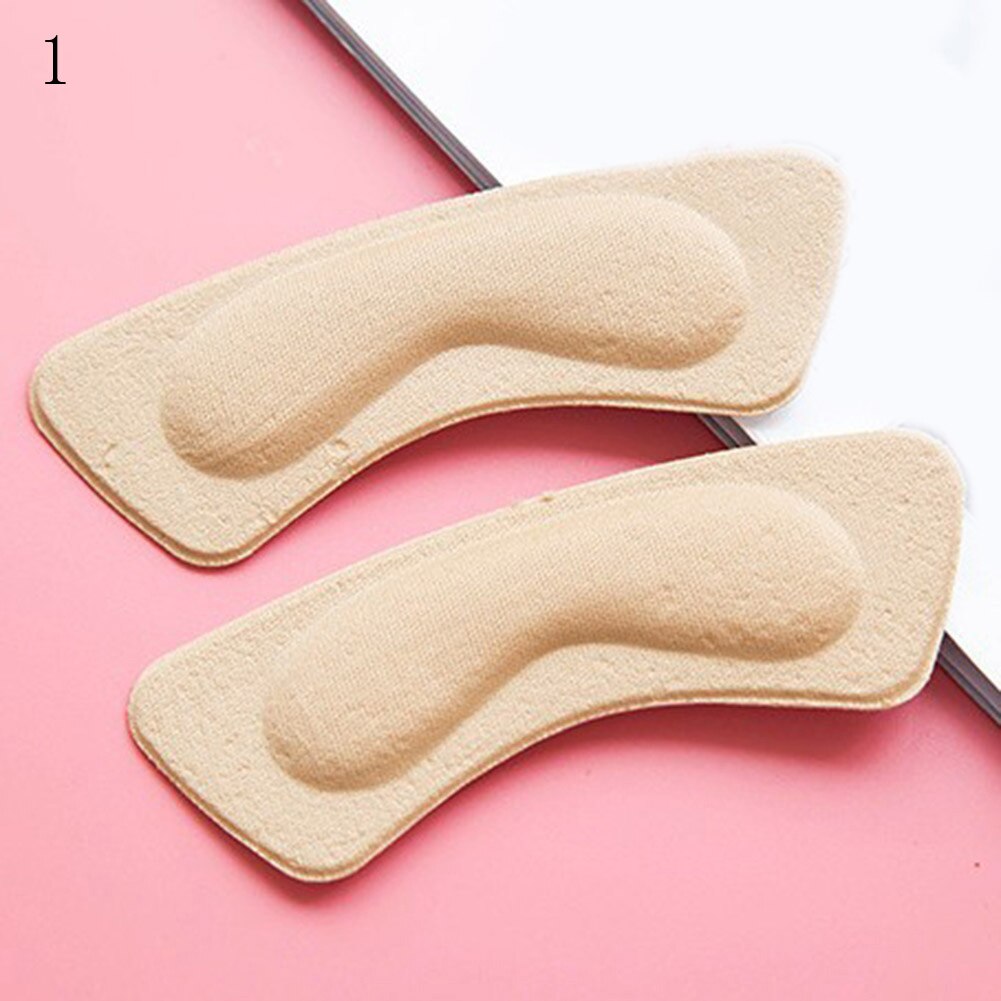 Sål højhælede fodpuder ryg hæl anti-slip indersål åndbar sko pude bløde indlæg indlægssåler beskyttende puder sort leopard