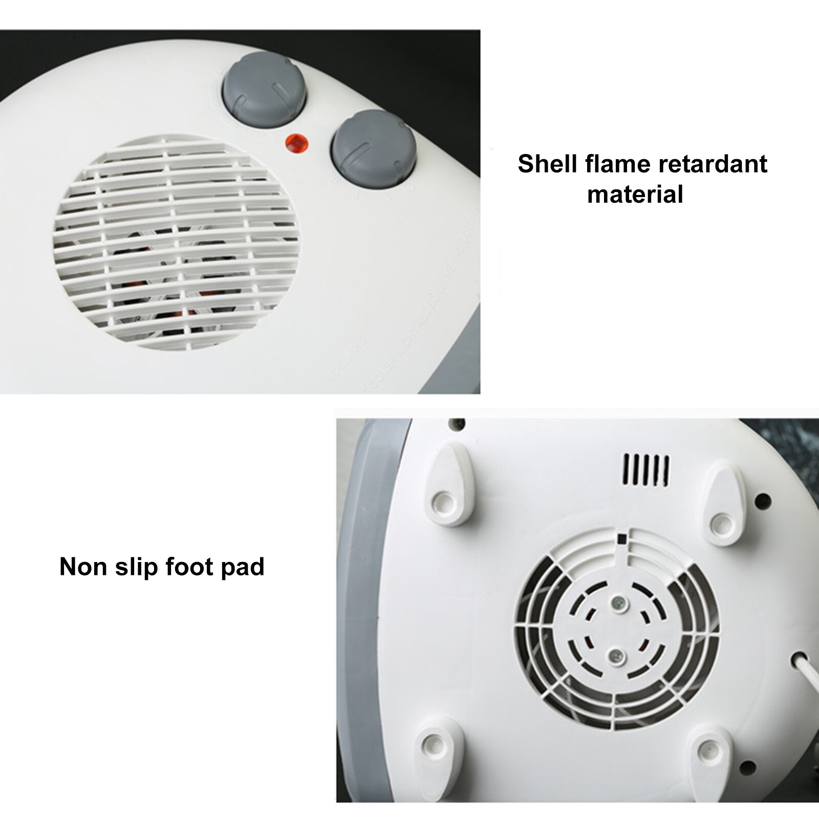 2-IN-1 Electric Heater Cooler Portable Home Warmer Warm Air Blower Radiator Fast Heating Fan for Home Office Use