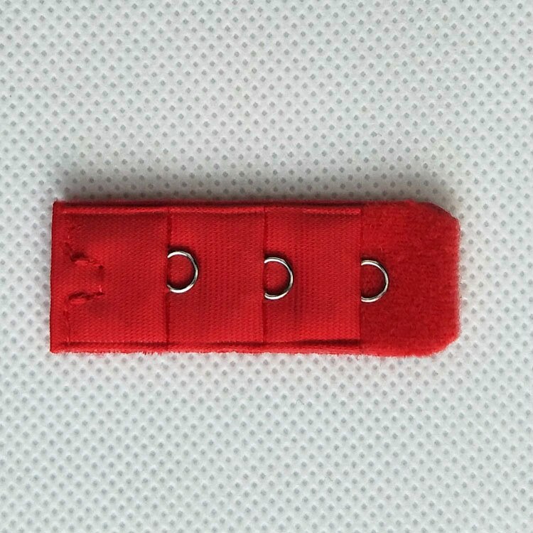1pc 5 kleuren dames 1 rij 3 haken bh-verlengstuk nylon sluiting verlengstuk elastiek op band verstelbare zachte bh-band