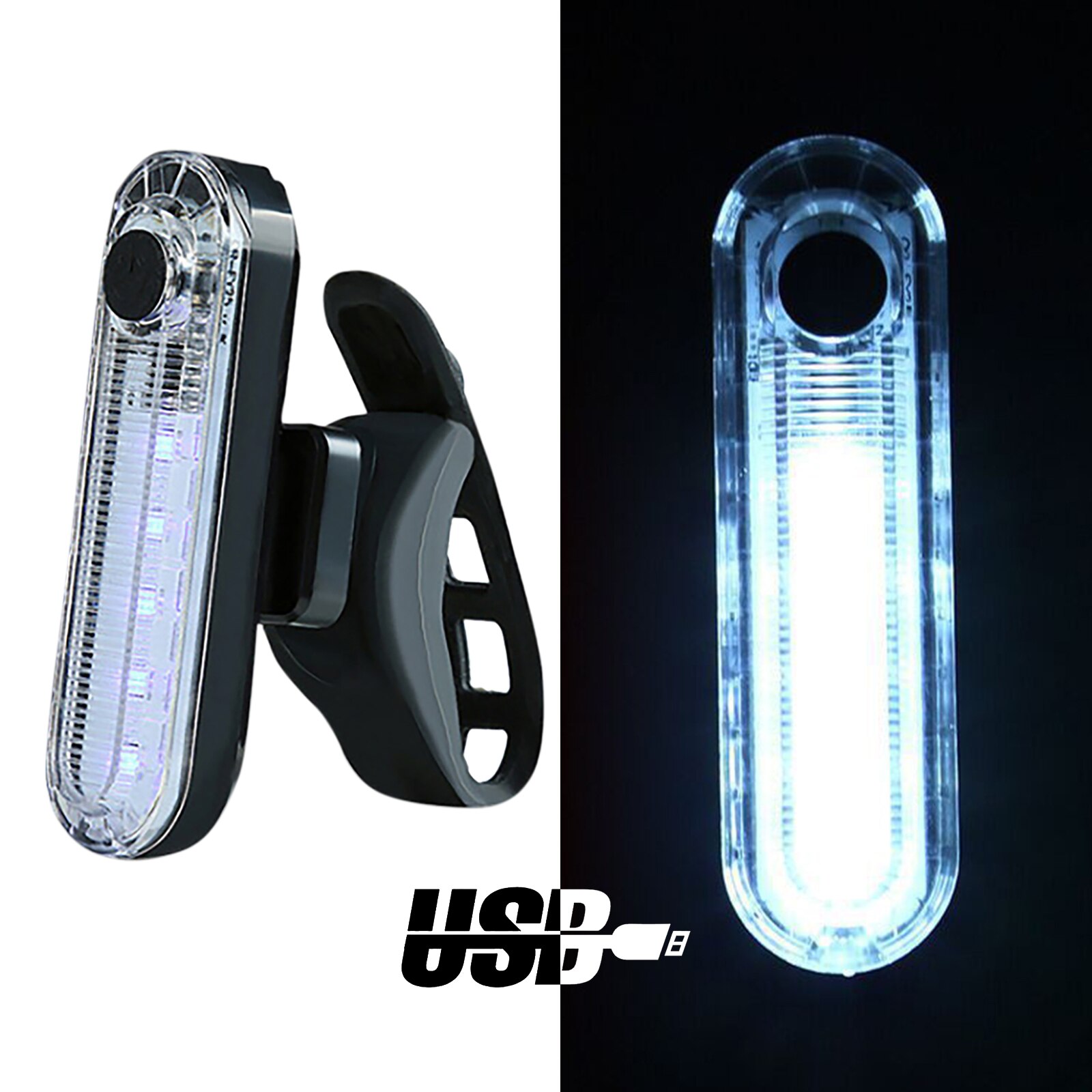 120Lumen Fiets Achterlicht Usb Oplaadbare Fietsen 4 Modi Led Achterlicht Waterdichte Mtb Racefiets Achterlicht Fiets Lamp: B