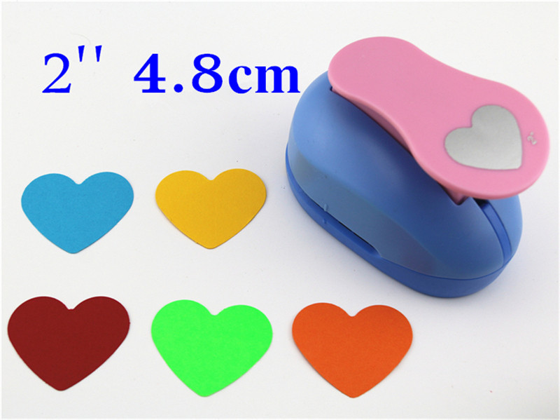 large 2'' 4.8cm oval paper puncher scrapbooking punches craft perfurador diy puncher paper circle cutter3178B: White