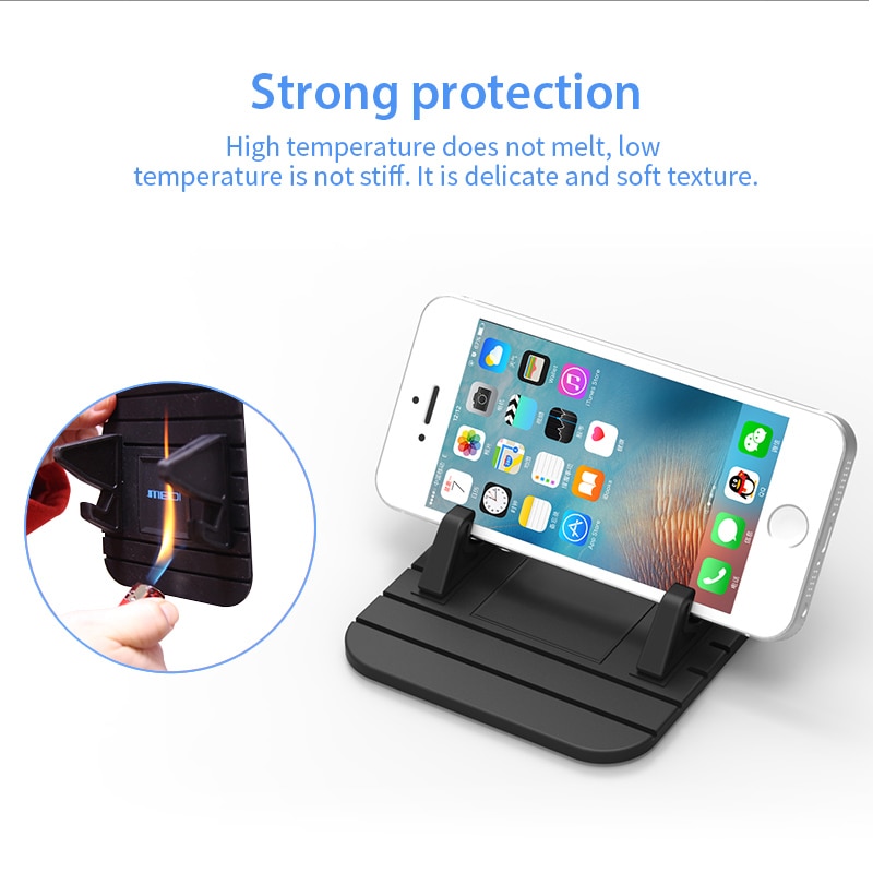 Universele Auto Telefoon Dashboard Mount Antislip Rubber Mat Houder Pad Telefoon Stand Beugel Voor Huawei Samsung Xiaomi Telefoon houder