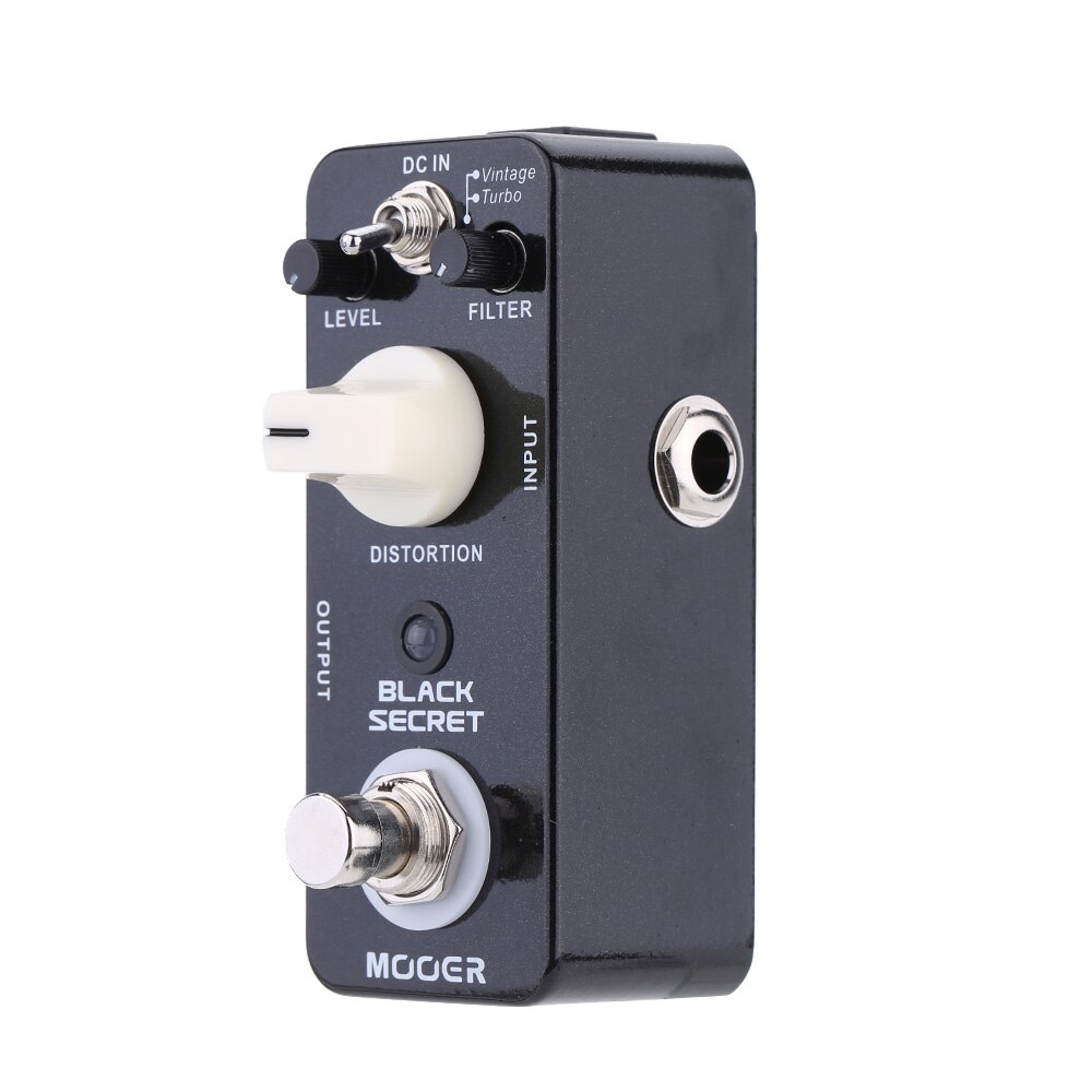 Mooer Guitar Effect Pedal mooer Black Secret Micro Mini Distortion Electric Guitar Pedal True Bypass For Guitar Accessories