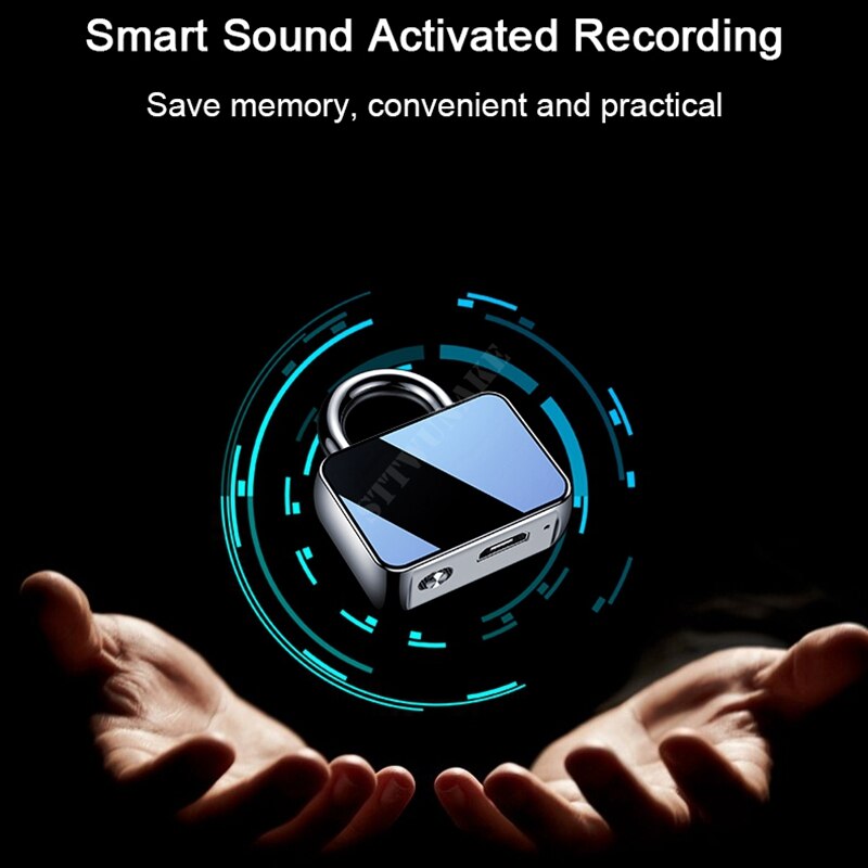 Mini stimme aktiviert Recorder Digital Aufzeichnung abhörgerät Klang professionelle spionage abhörgerät versteckt diktiergerät Audio- Mikro kleine halskette Spieler