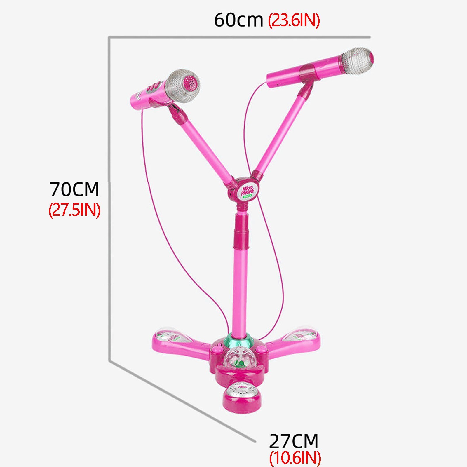 Kids Karaoke Machine Met 2 Microfoons Verstelbare Stand Muziek Spelen Speelgoed Set Jouet Enfant Otamatone Instrumento Muzikale Jouet