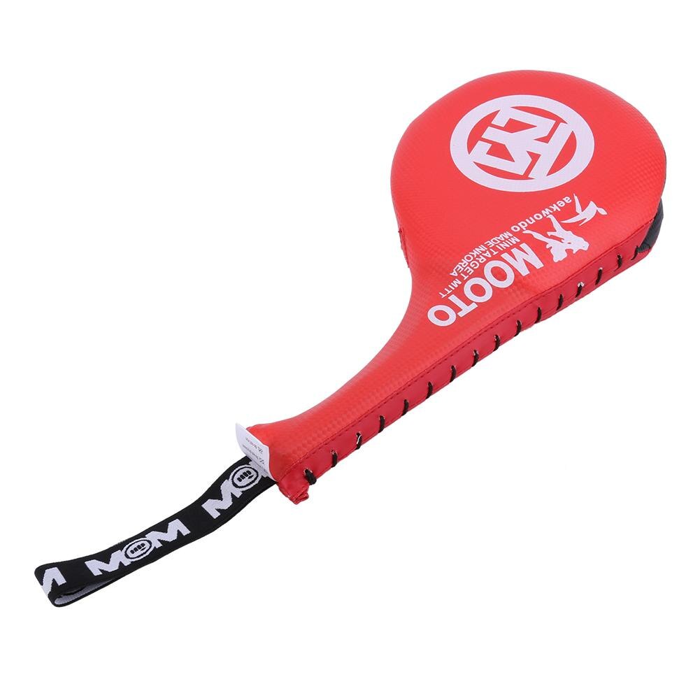 1PC Taekwondo Boxing Pad Sanda Foot Target Punch MMA Hand Target for Kids Adult Boxer Fight Punching Bags Training Equipment: B Red