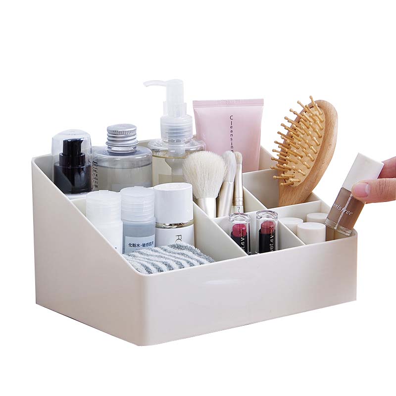 Plastic Desk Sets Desktop Storage Box For Small Objects Organizer Finishing Boxes Muti Use Home School Office Desk Set Supplies