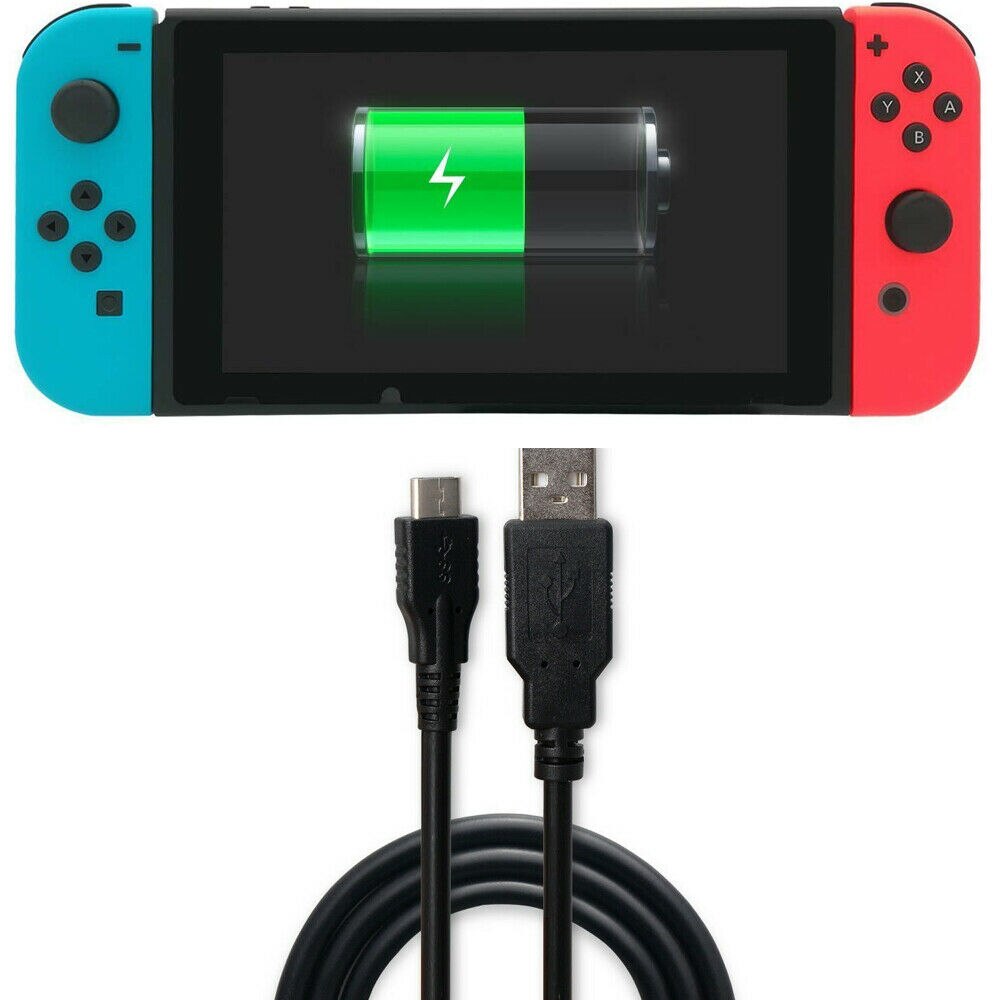 Voor Nintendo Switch Oplaadkabel Usb 3.0 Tpye A Naar Type-C Poort Voeding Opladen Datakabel 1.5M/ 3.3ft