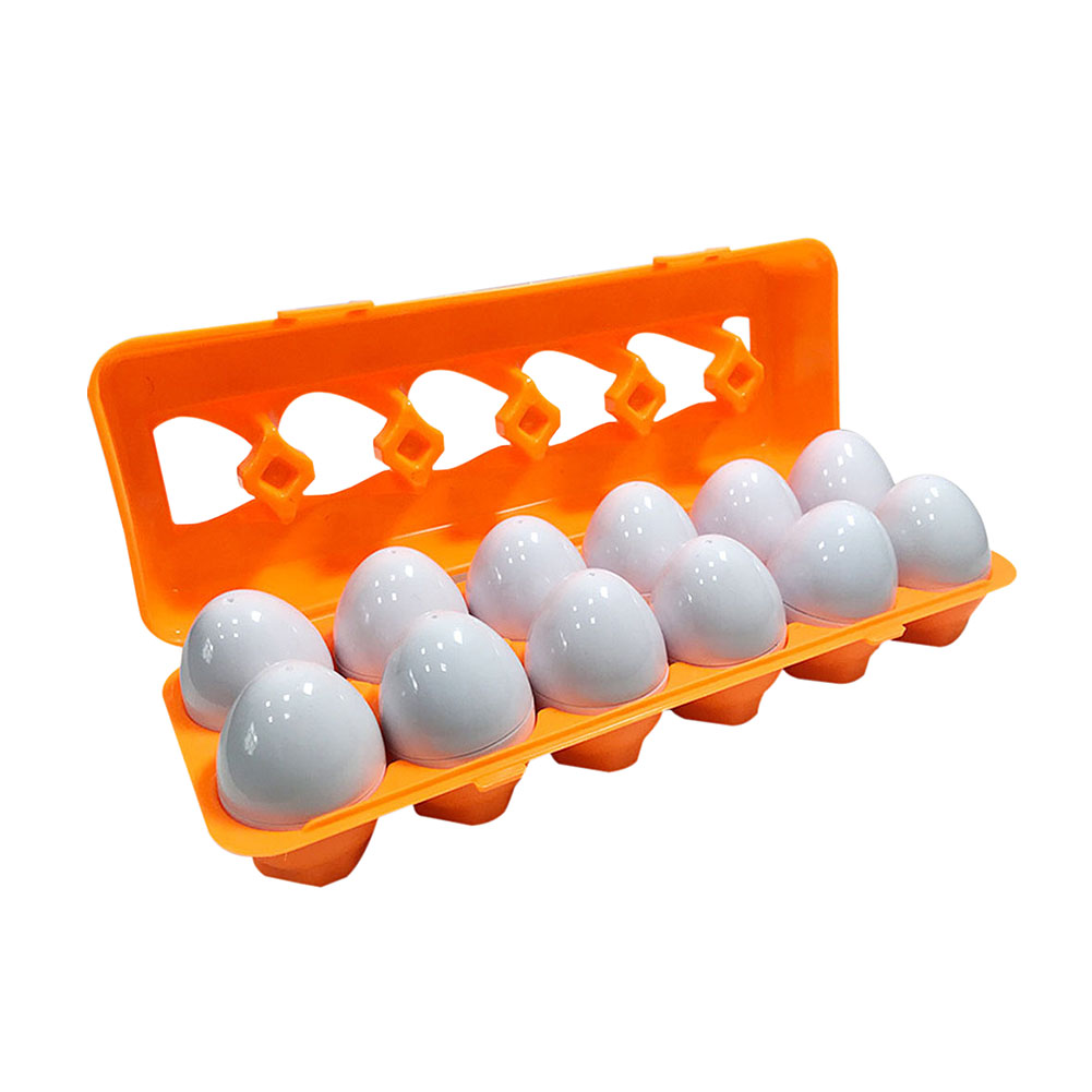 Color Matching Egg Set Color Recognition Skills Learning Toy Paired eggs Preschool Toys for Toddler Emulation puzzle toy