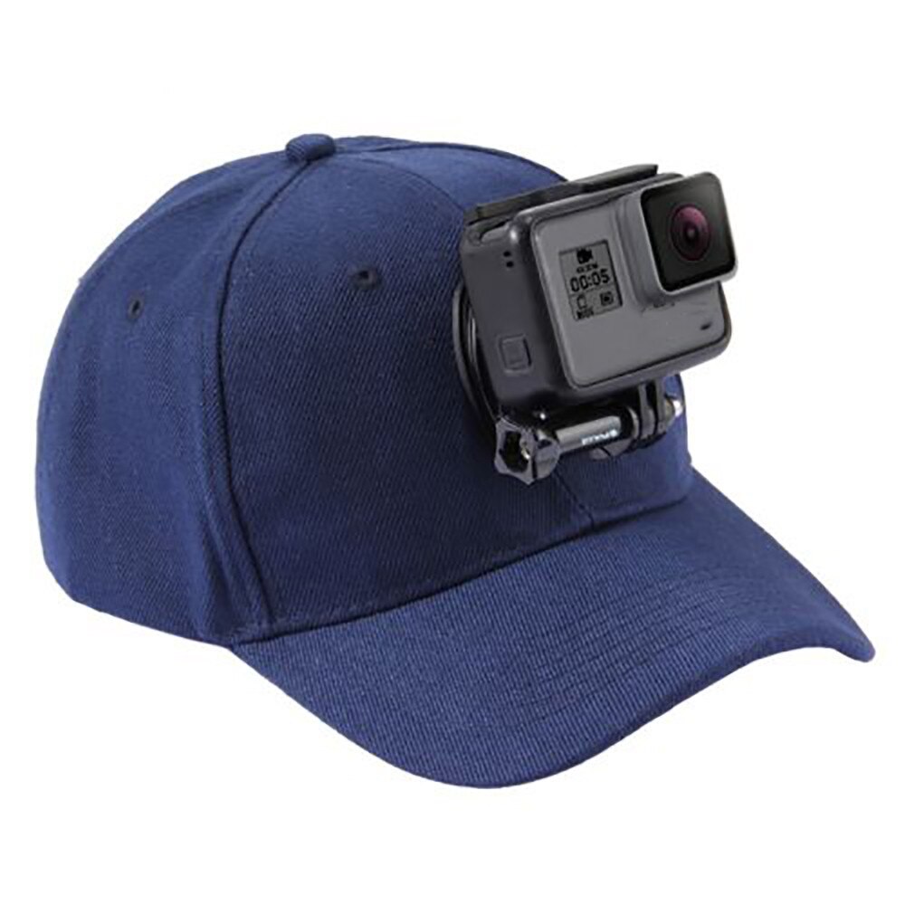 Mannen Baseball Cap Voor GoPro Action Camera Houder Hoed Met J-haak Buckle Mount Voor HERO 6/5 Zwart /5 sessie/4 Sessie/4/3 +/3/2