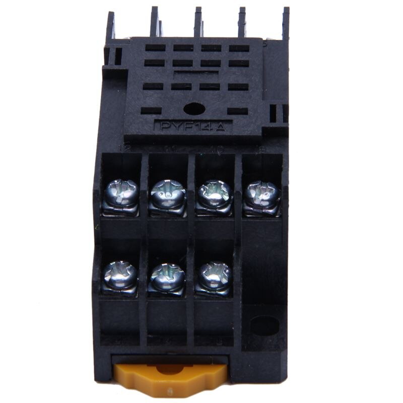 PYF14A DIN Rail Power Relay Socket Base 14 Pin for MY4NJ HH54P MY4