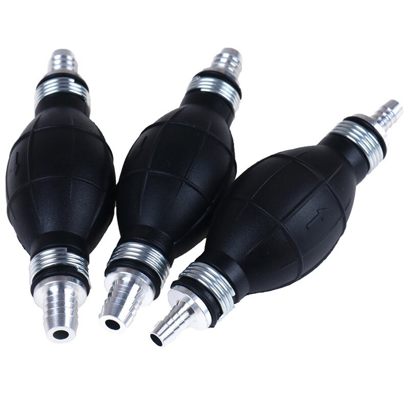 1Pc Hand Fuel Pump Manual Oil Pump Fuel Gas Petrol Transfer Tool For Car Moto Boat Aluminum and Rubber