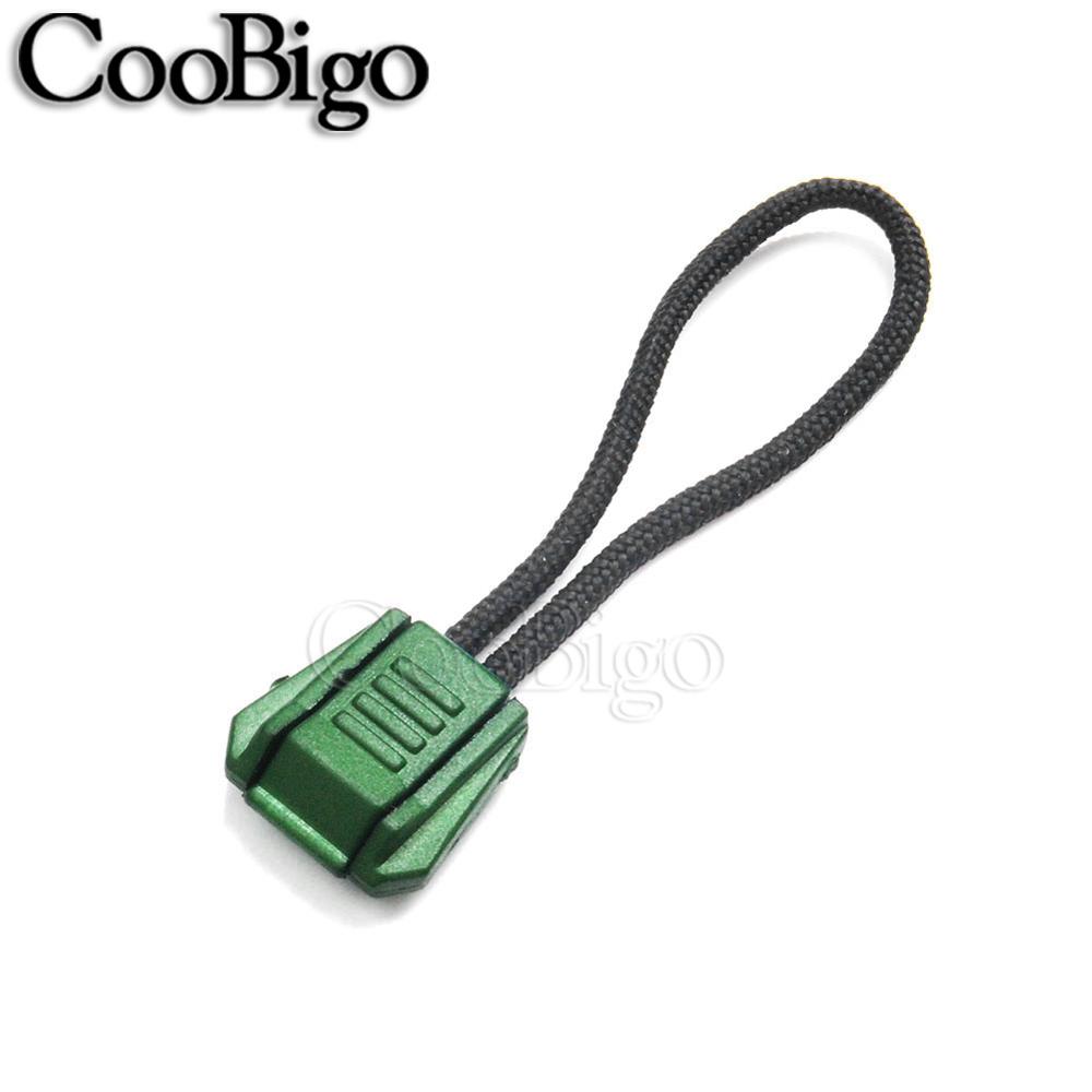 Paracorde avec tirette, 100 pièces, Clip d&#39;extrémité, sac à dos de Camping en plein air, randonnée, voyage, accessoires de bricolage, couleurs variées: MilitaryGreen