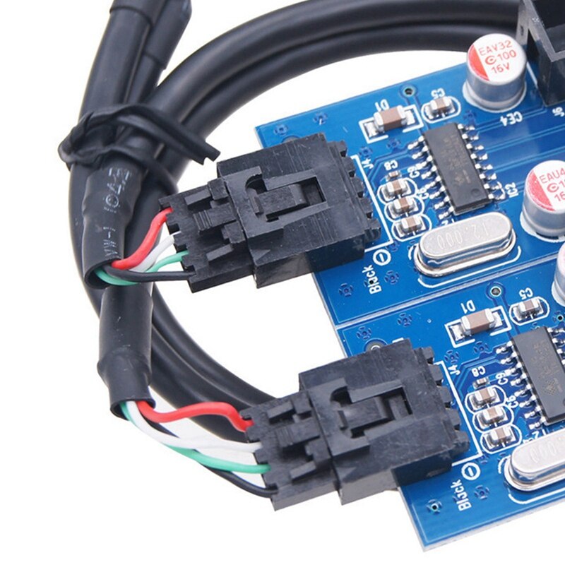 9Pin USB Header Extension Kabel Karte Desktop 9-Pin USB HUB USB 2,0 9 Pin Stecker Adapter