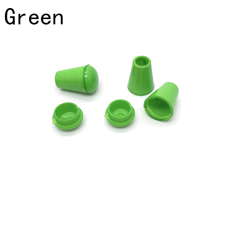 20PCS Colorful Cord Ends Bell Stopper With Lid Lock Plastic Toggle Clip For Paracord Clothes Bag Sports Wear Shoe: 3