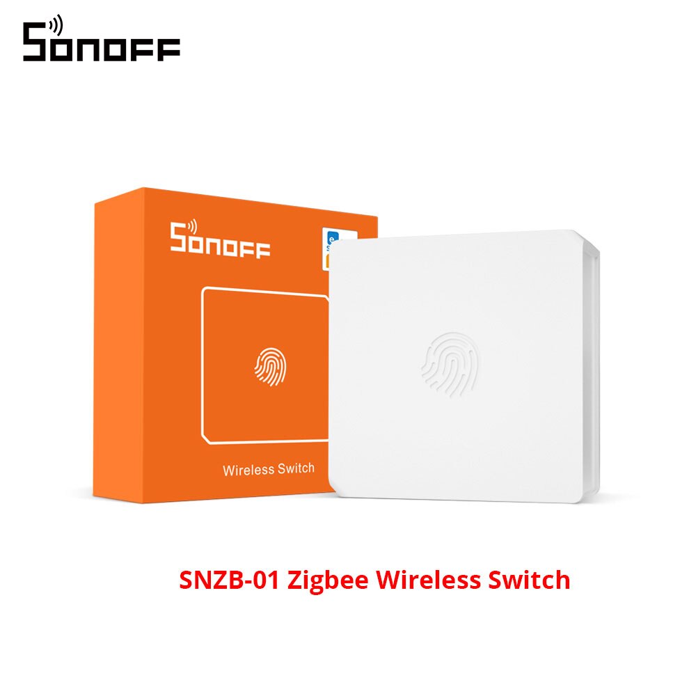 SONOFF-Interruptor inalámbrico con sensor Zigbee 3.0, dispositivo sensible al movimiento y temperatura, sonda de humedad, detector para ventana y puerta: SNZB-01