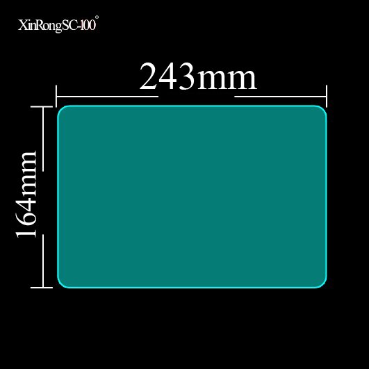 Tempered Glass film Guard Protector for BDF M107 S10 X20 K107H MT6753 Octa Core Google Play 3g 4g Android 9.0 10.1 inch Tablet: 2