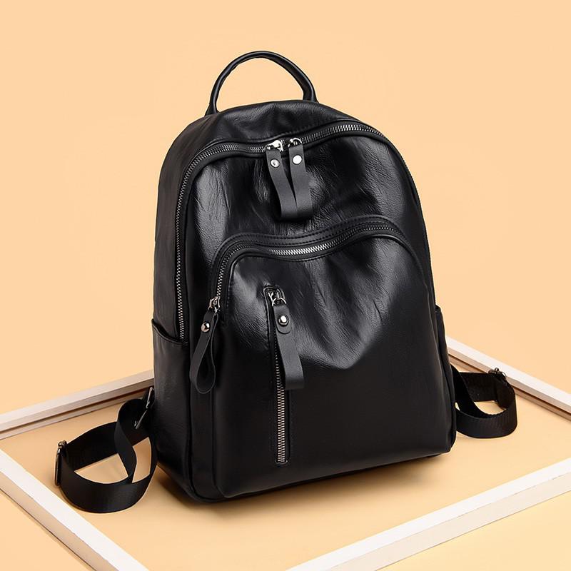 Rugzak Vrouwen Rugzak Nylon Laptop Rugzak School Rugzak Voor Tienermeisjes Rugzak Mochilas Vrouwelijke Schoudertas: Black-Style-1