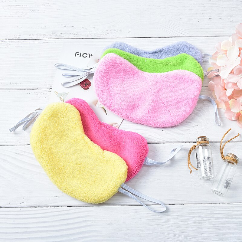 Cotton Sleep Rest Comfort Eye Mask Blindfold Shield Patch Sleeping Aid Eye Cover Eyeshade 1pc Random Color