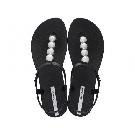IPANEMA CLASS GLAM II, cristina pedroche, sandalias de dedo, planas, de mujer, color negro, sandalias, sandalias de las mujeres