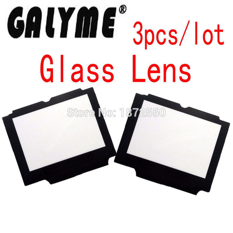 Hele 3 Stks/partij Glas Vervanging Lcd-scherm Lens Bescherming Panel Cover Reparatie Deel Fit Voor Gbasp W/plakband