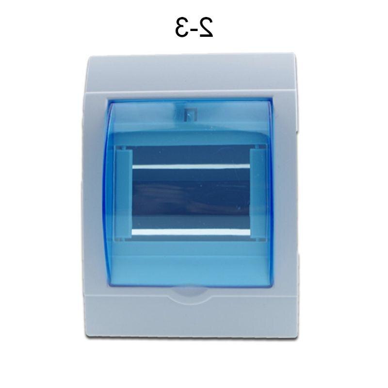 Waterproof Electrical Distribution Box Home Switch Protective Case for 2-3/3-4 Ways Wall Mounted Circuit Breaker 62KD: Brown