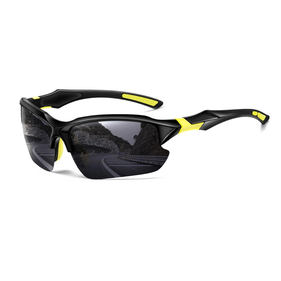 Newest Sports Polarized Sunglasses for Men Women Cycling Running Fishing UV400 Sun Glasses Lightweight Outdoor Goggles: WHITE