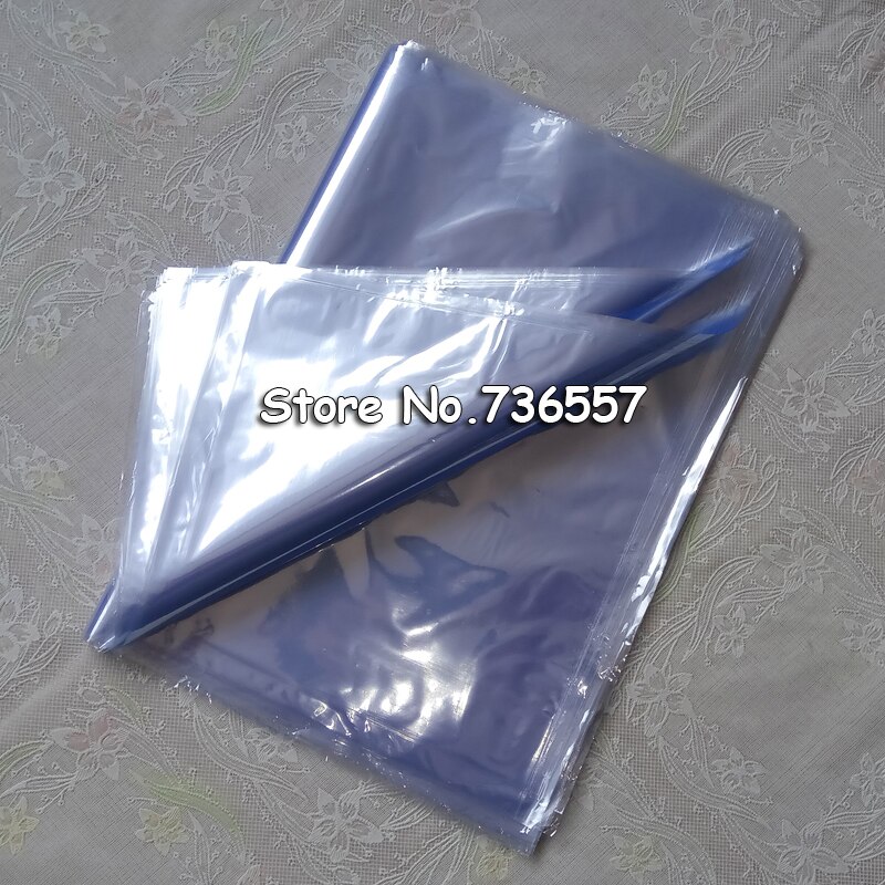 12*18cm Binding Pack PVC Heat Shrink Wrap Film Flat Heat Seal Packing Bag Clear Plastic Polybag Cosmetics Packaging Pouch