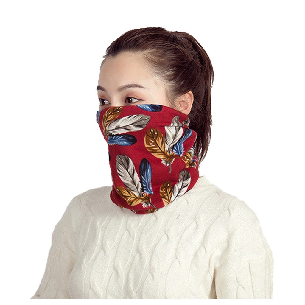 Multifunctionele Bib Vrouwen Hedging Herfst En Winter Koude Nek Bescherming Wilde Шапка Зимняя Женская Lente Echarpe Femme Hiver: D