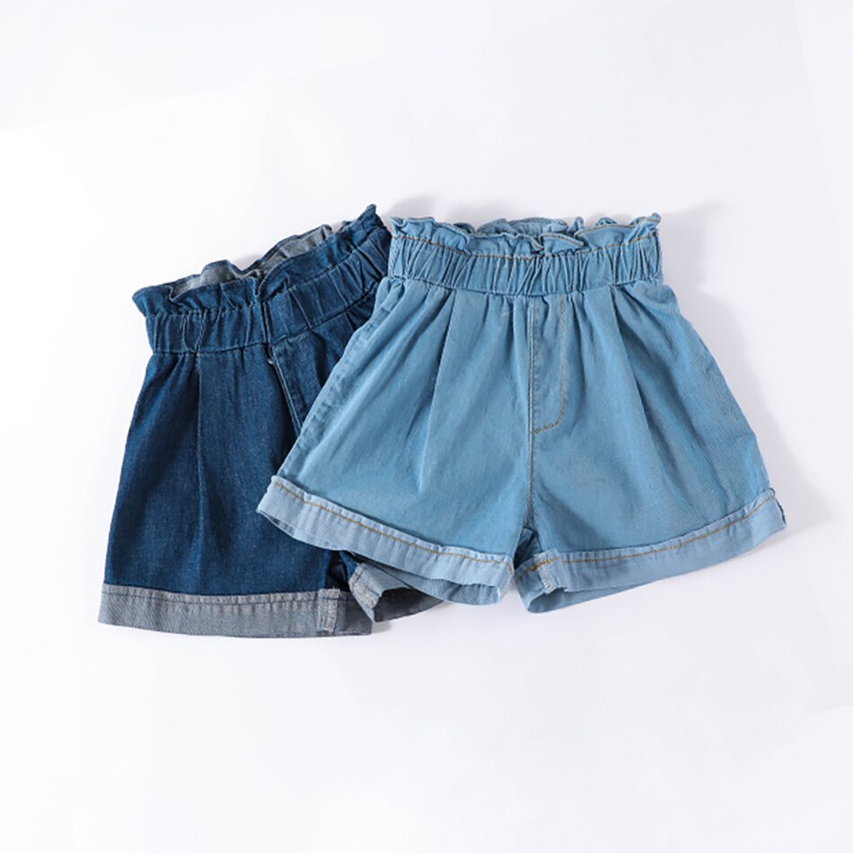 For 2-10 Years Girls Summer Jeans Denim Shorts Cute Shorts Children's Pants Girls Teen Costume